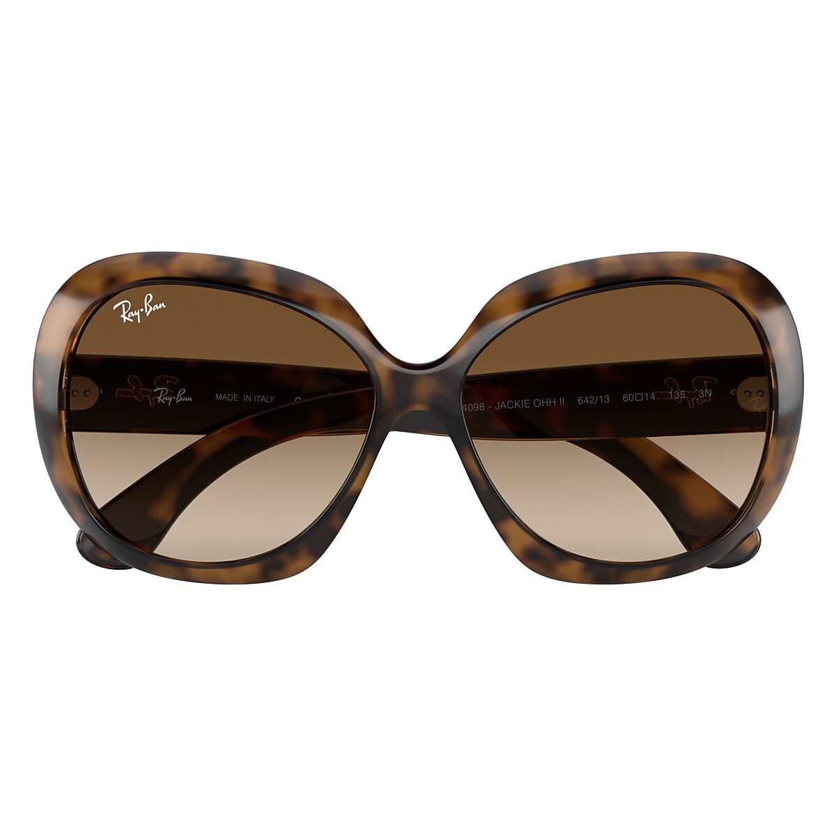 JACKIE OHH II Sunglasses in Havana and Brown - RB4098 | Ray-Ban® US