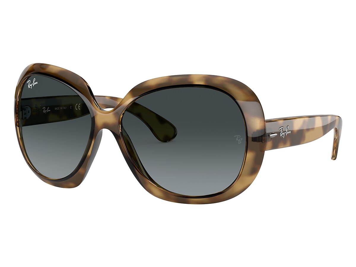 JACKIE OHH II Sunglasses in Havana and Blue Grey RB4098 Ray