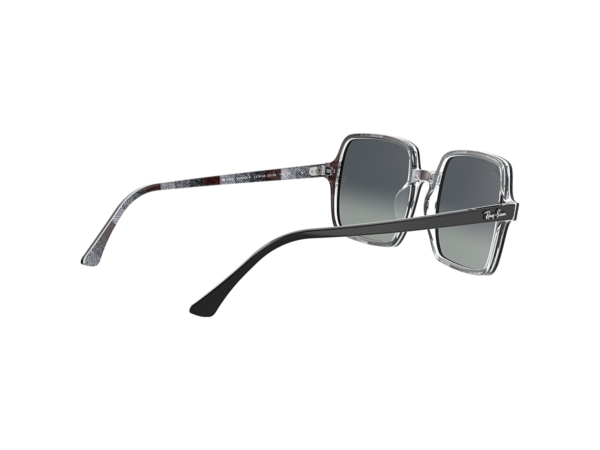 SQUARE II Sunglasses in Black and Light Grey RB1973 Ray Ban US