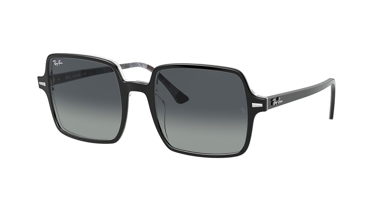 SQUARE II Sunglasses in Black and Light Grey - RB1973 | Ray-Ban