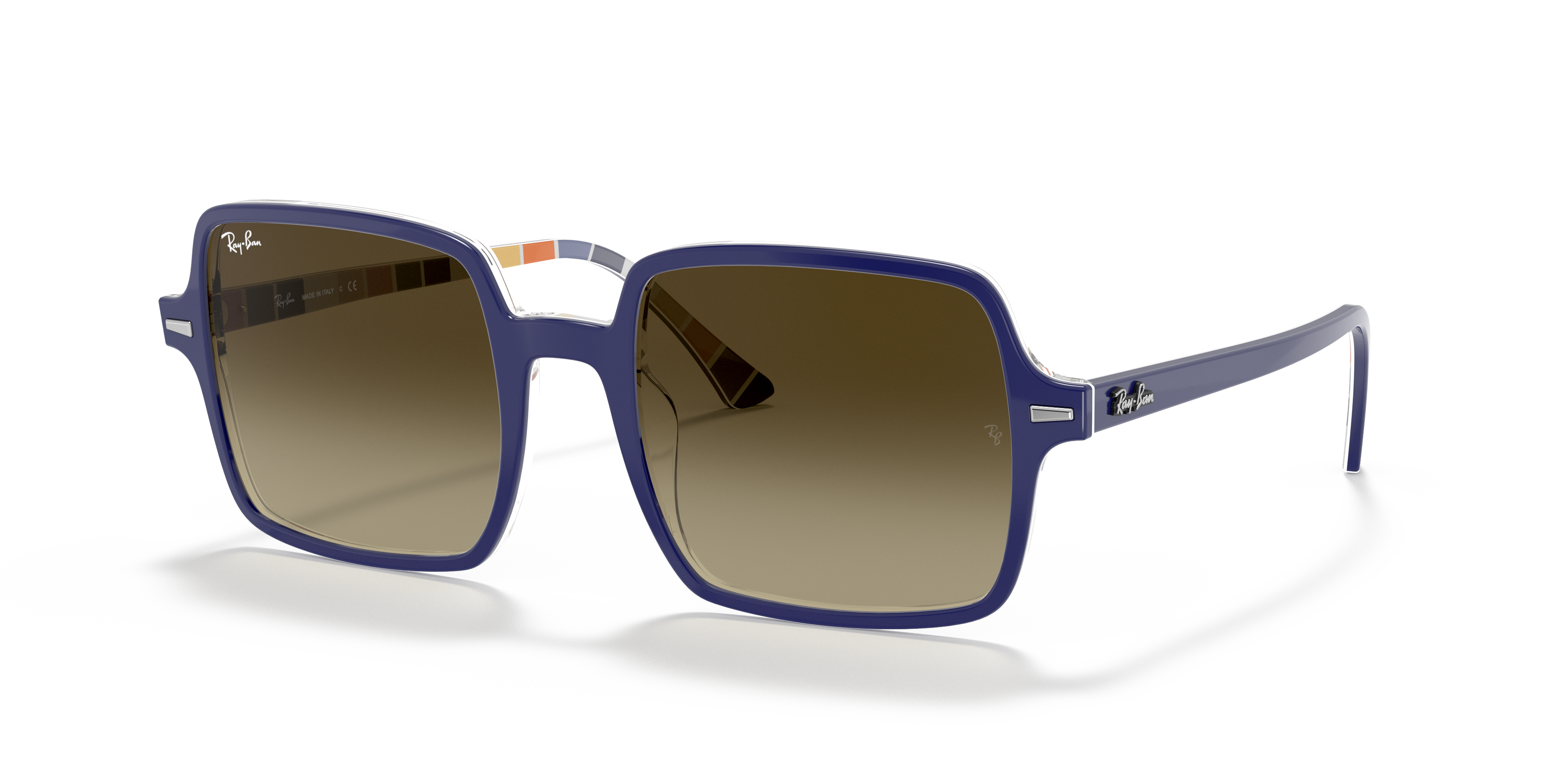 ray ban blue and brown glasses