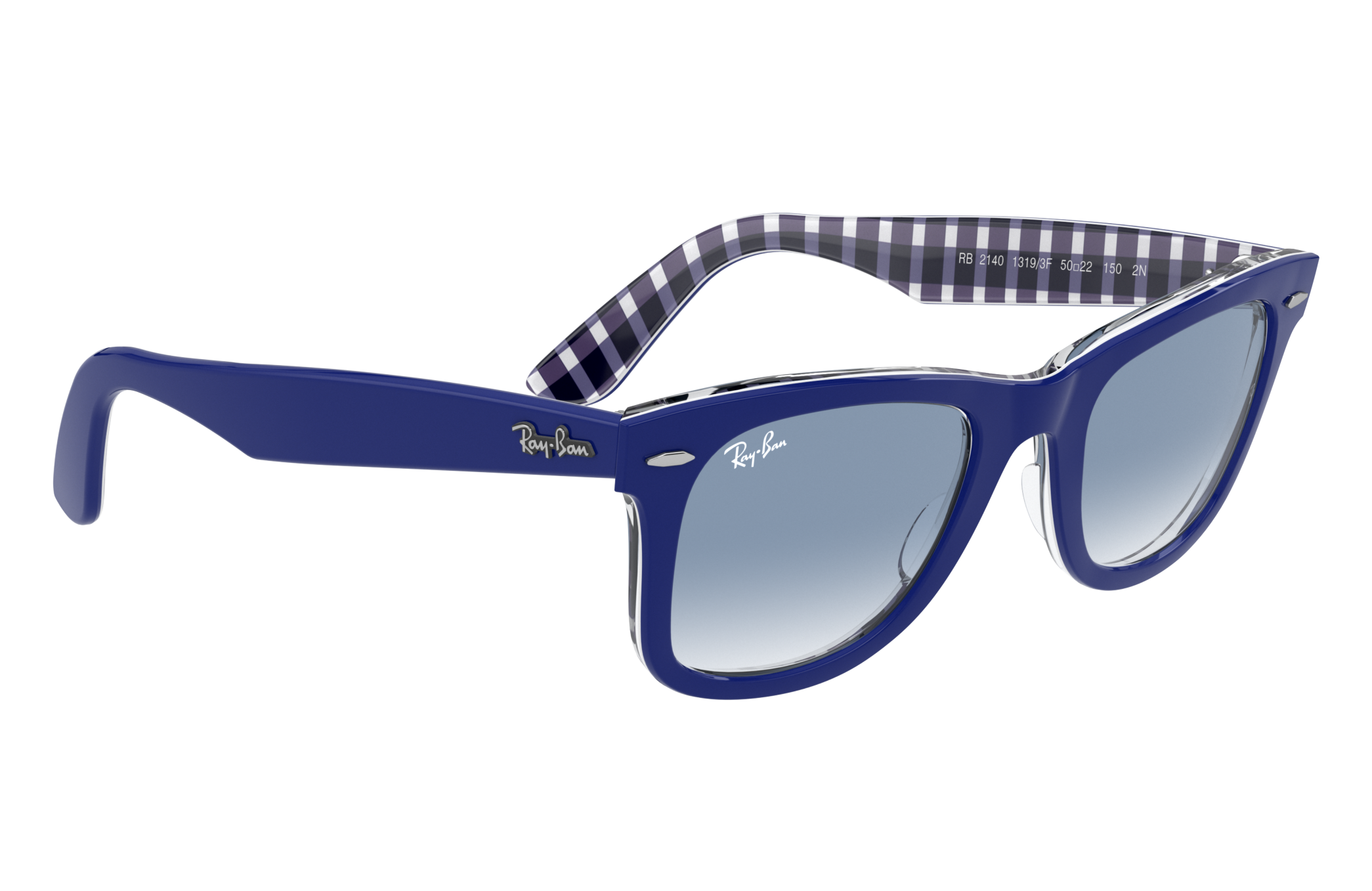 ray ban wayfarer neri e azzurri