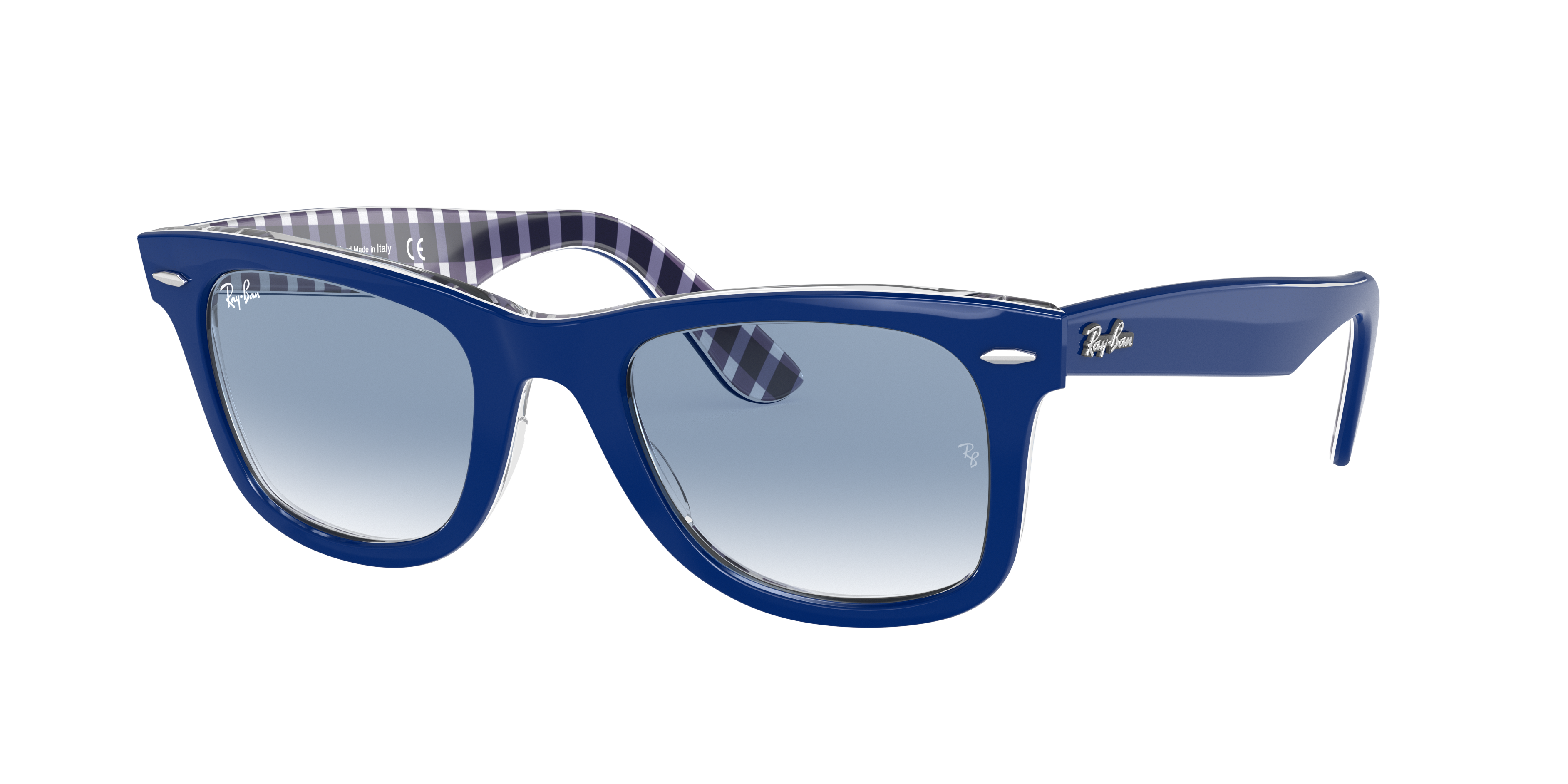 ray ban wayfarer blue lens