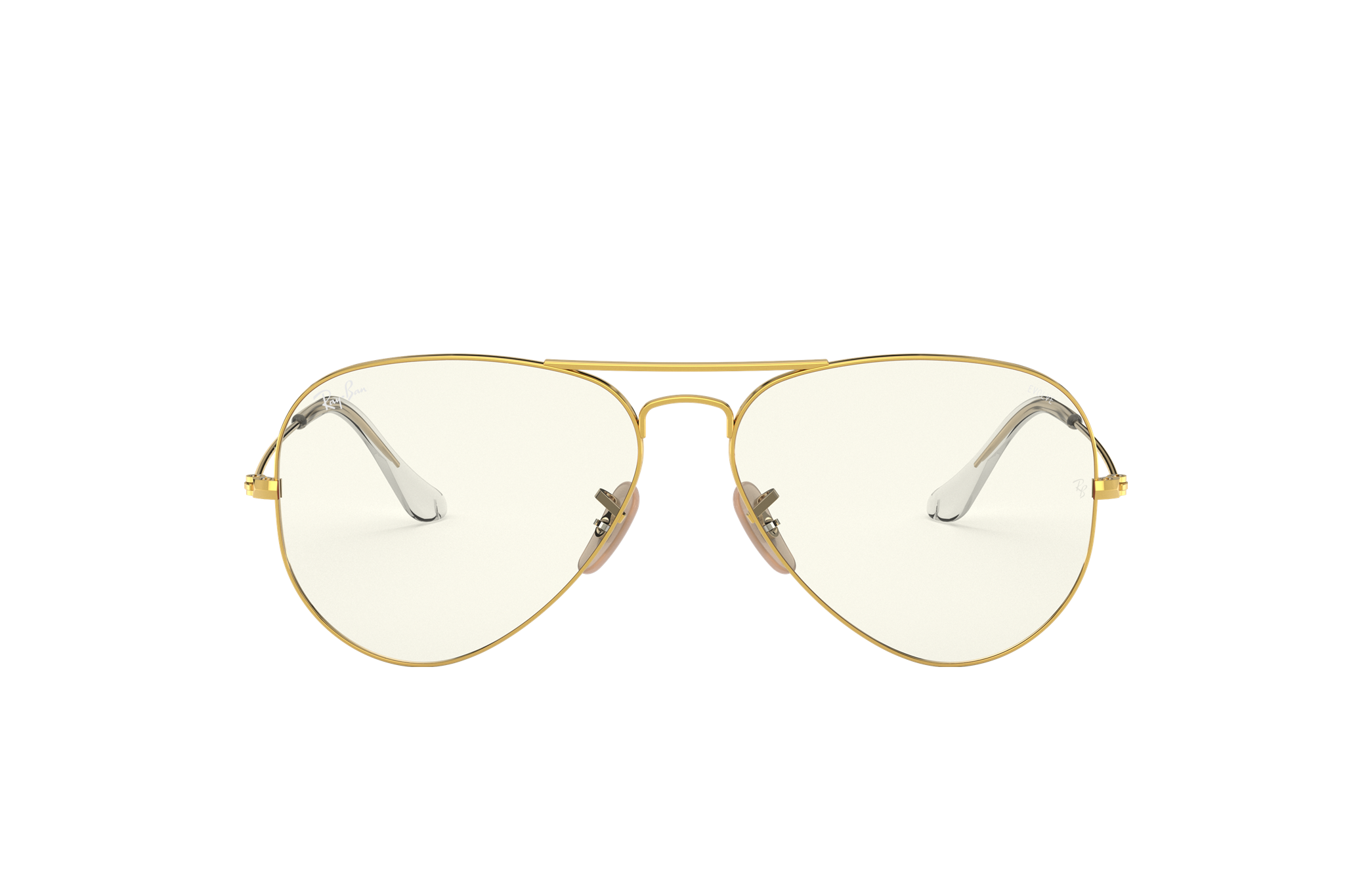 ray ban clear glasses aviator