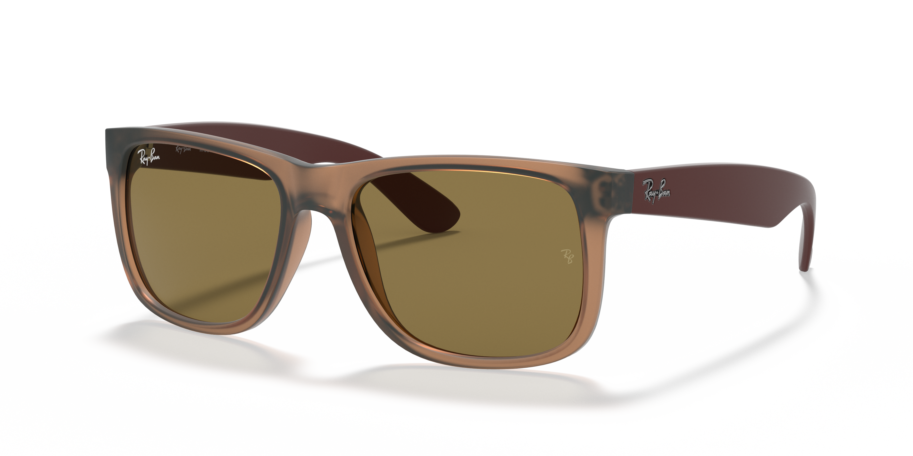 dark brown ray bans