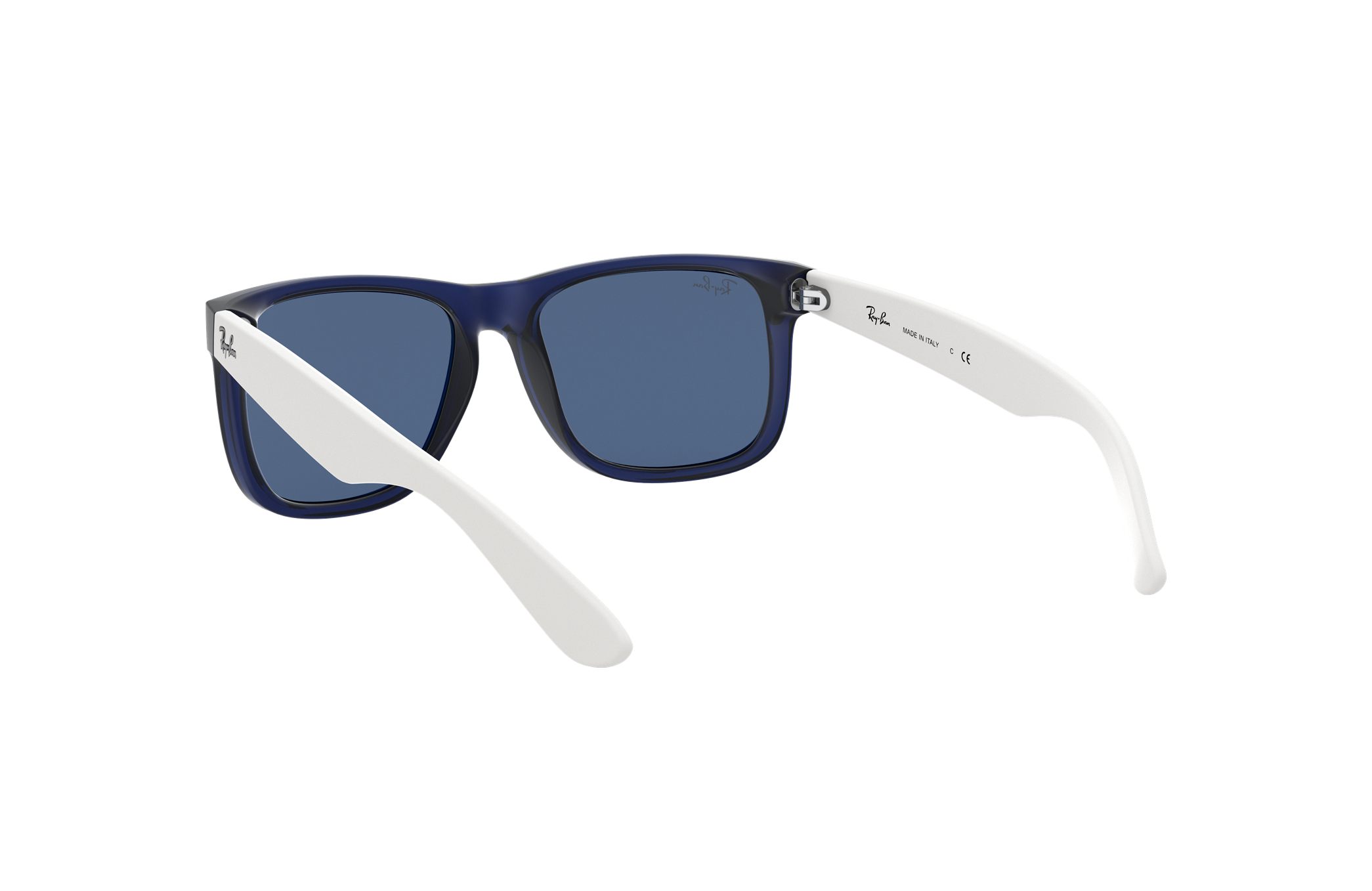 Occhiali da Sole Justin Color Mix in Blu Trasparente e Blu Scuro | Ray-Ban®