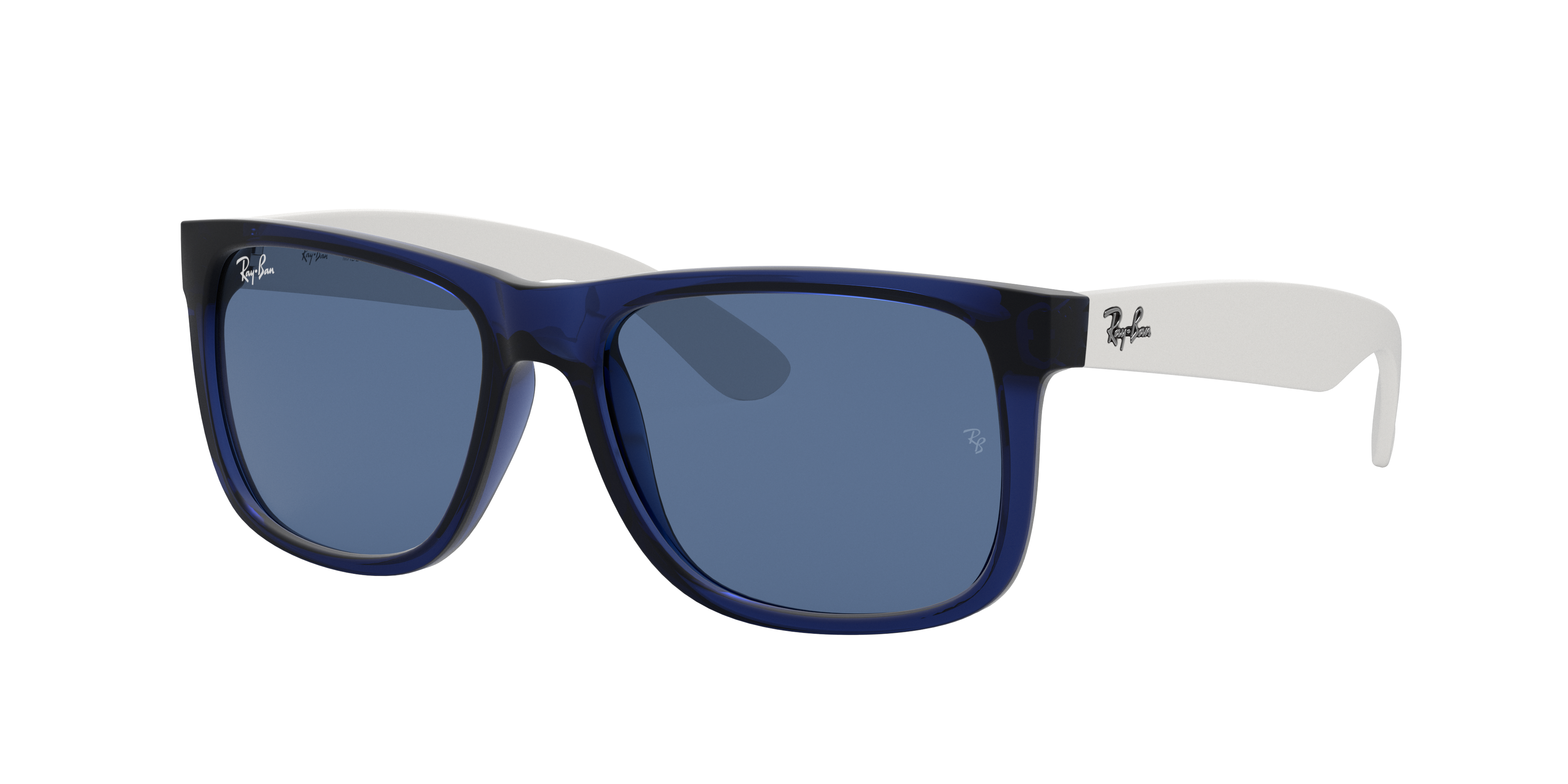 Ramen wassen lava schors Justin Color Mix Sunglasses in Transparent Blue and Dark Blue - RB4165 | Ray -Ban® US