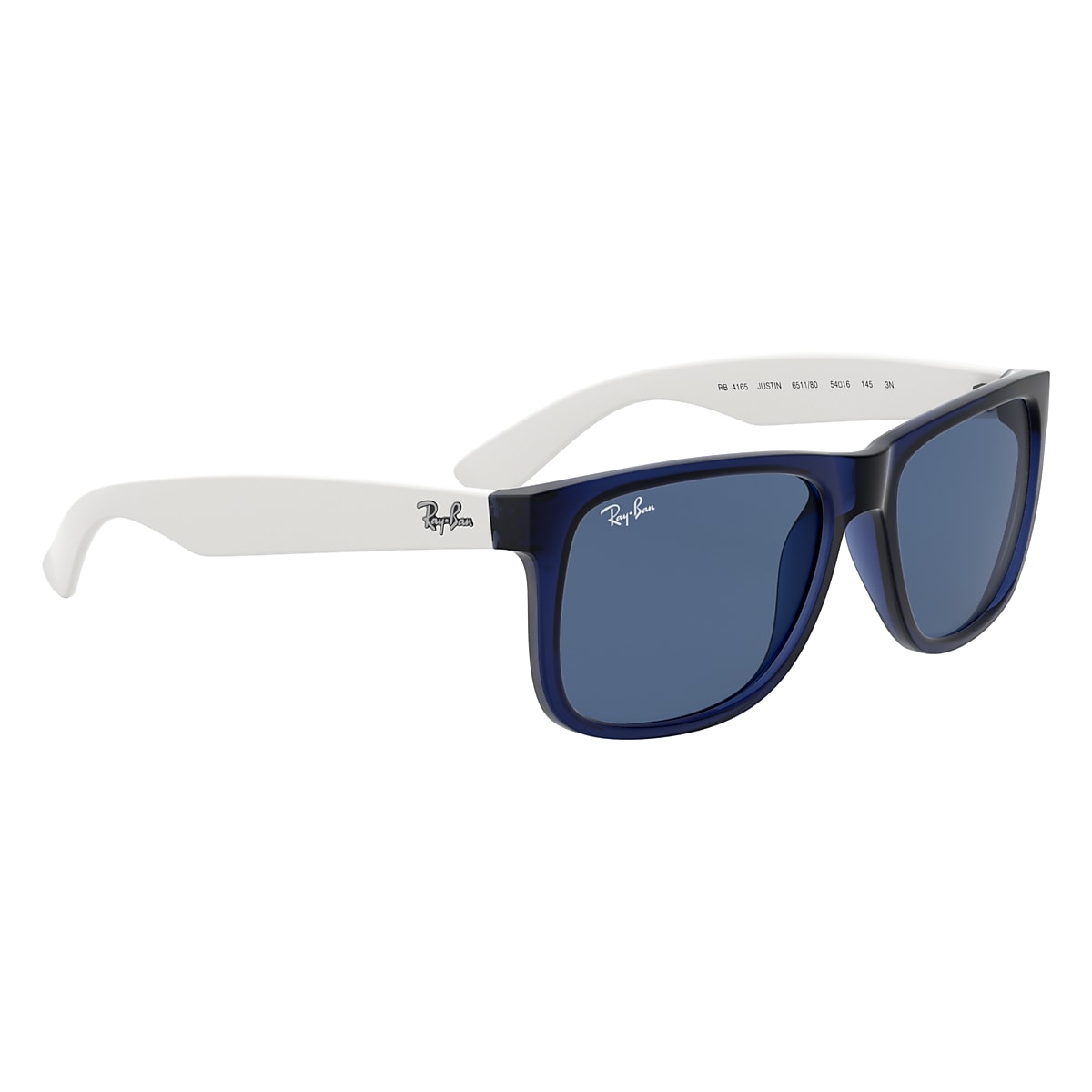 Stern Decision attractive JUSTIN COLOR MIX Sunglasses in Transparent Blue and Dark Blue - RB4165 | Ray -Ban® US