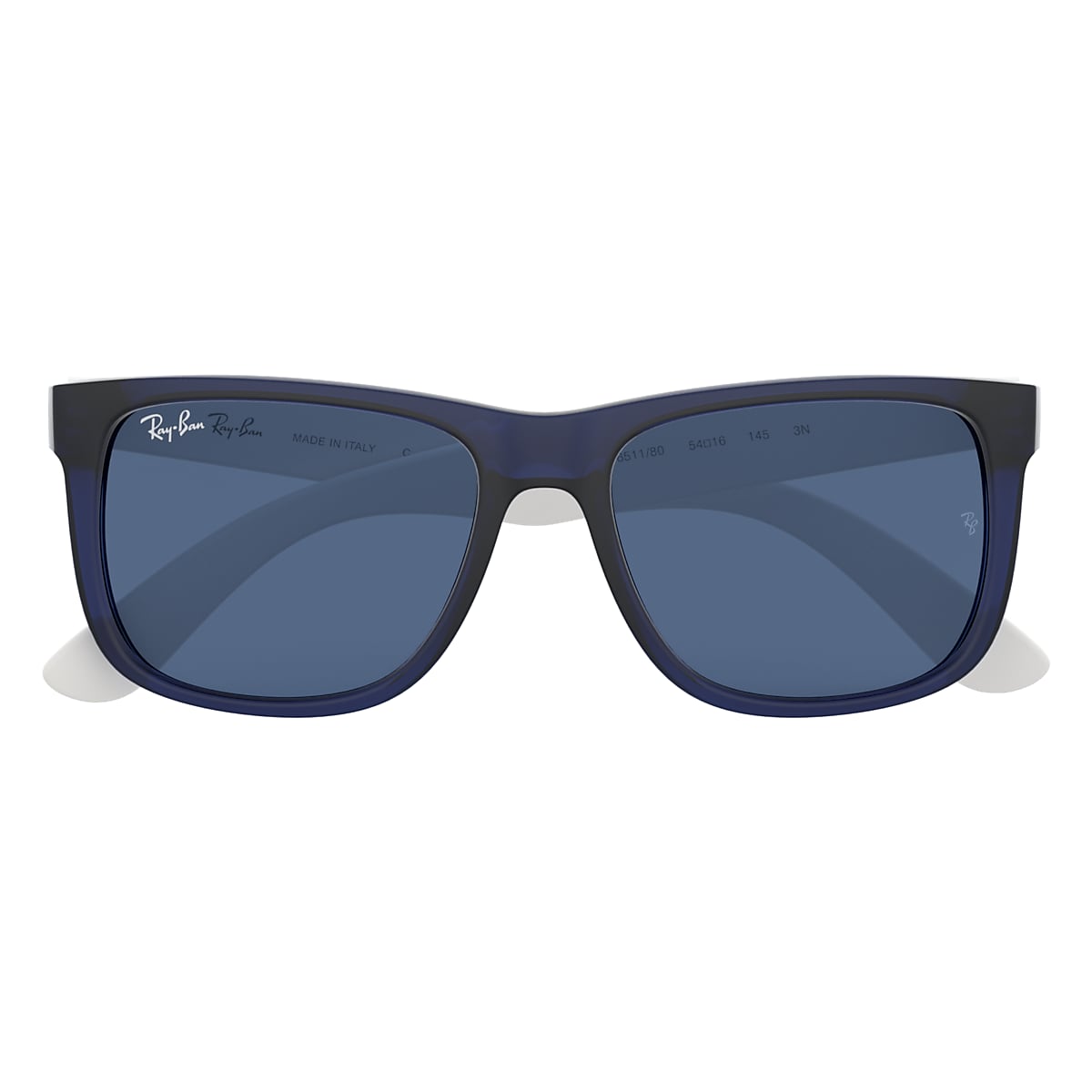 Ramen wassen lava schors Justin Color Mix Sunglasses in Transparent Blue and Dark Blue - RB4165 | Ray -Ban® US