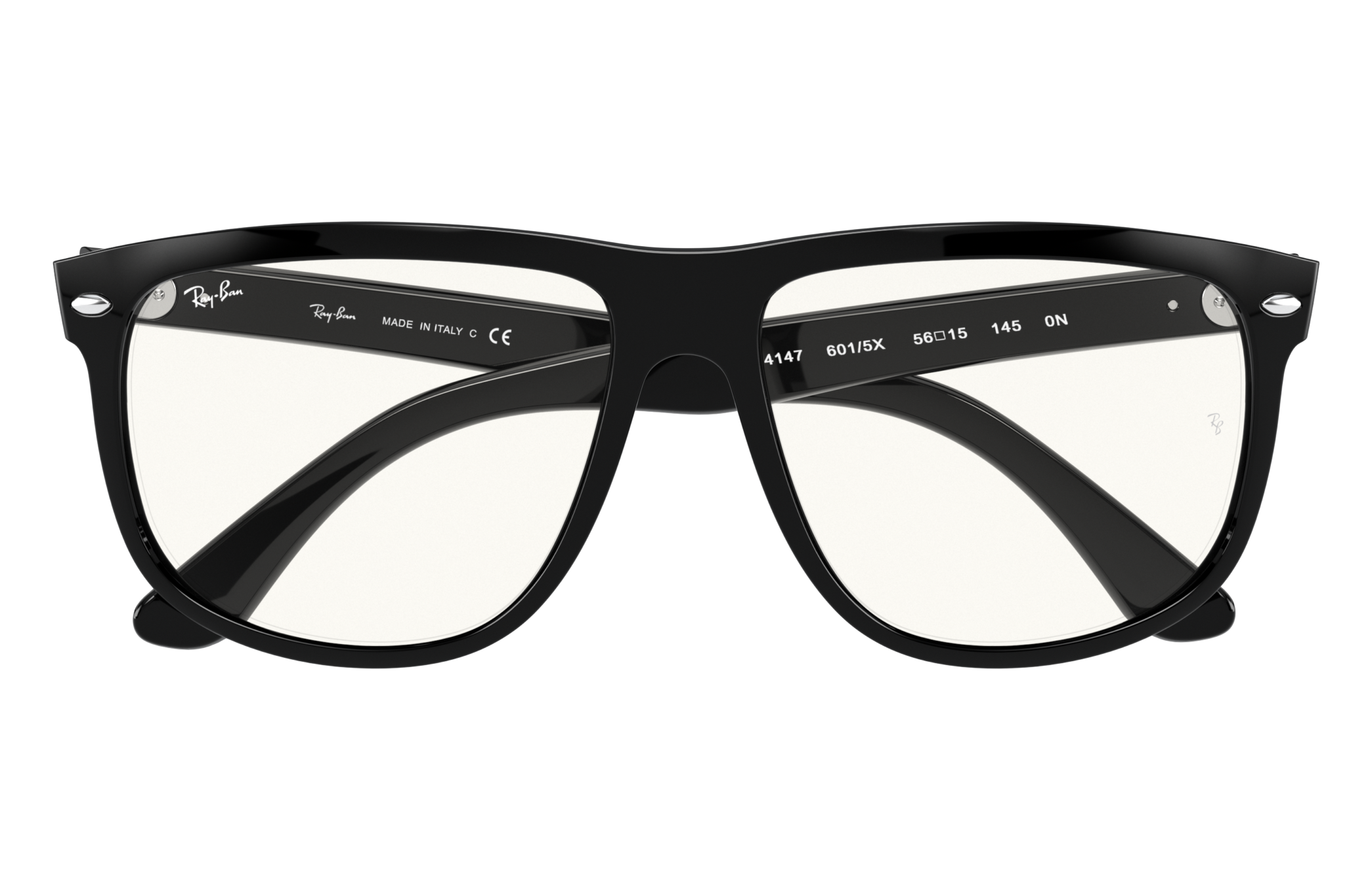 Ray-Ban Rb4147 Clear RB4147 Shiny Black 