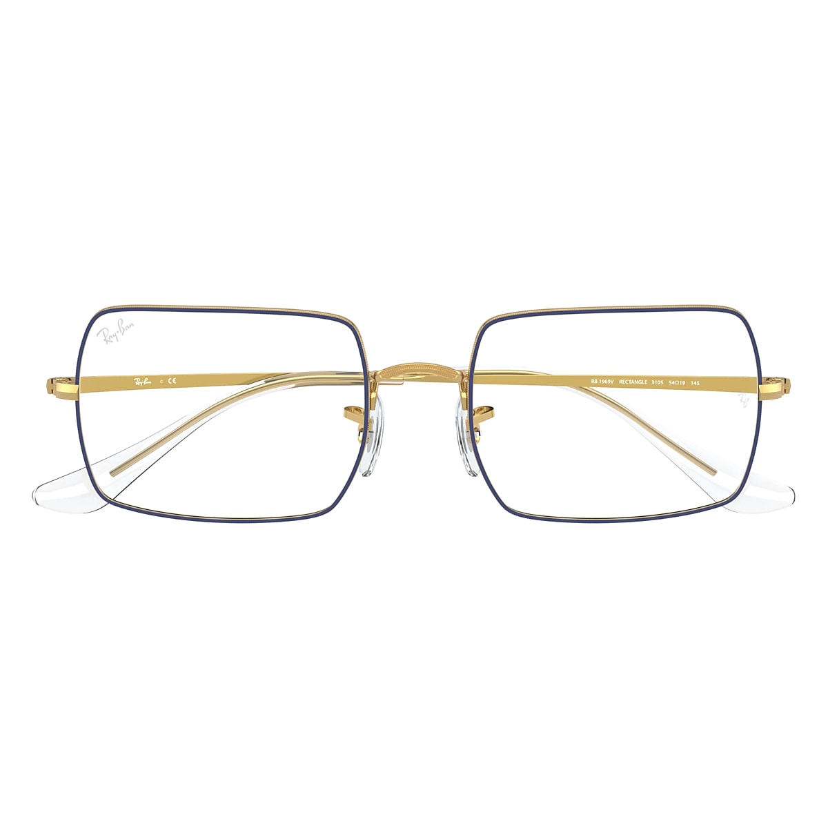 RB1969V RECTANGLE Brillen mit Blau Rahmen - RB1969V | Ray-Ban® DE