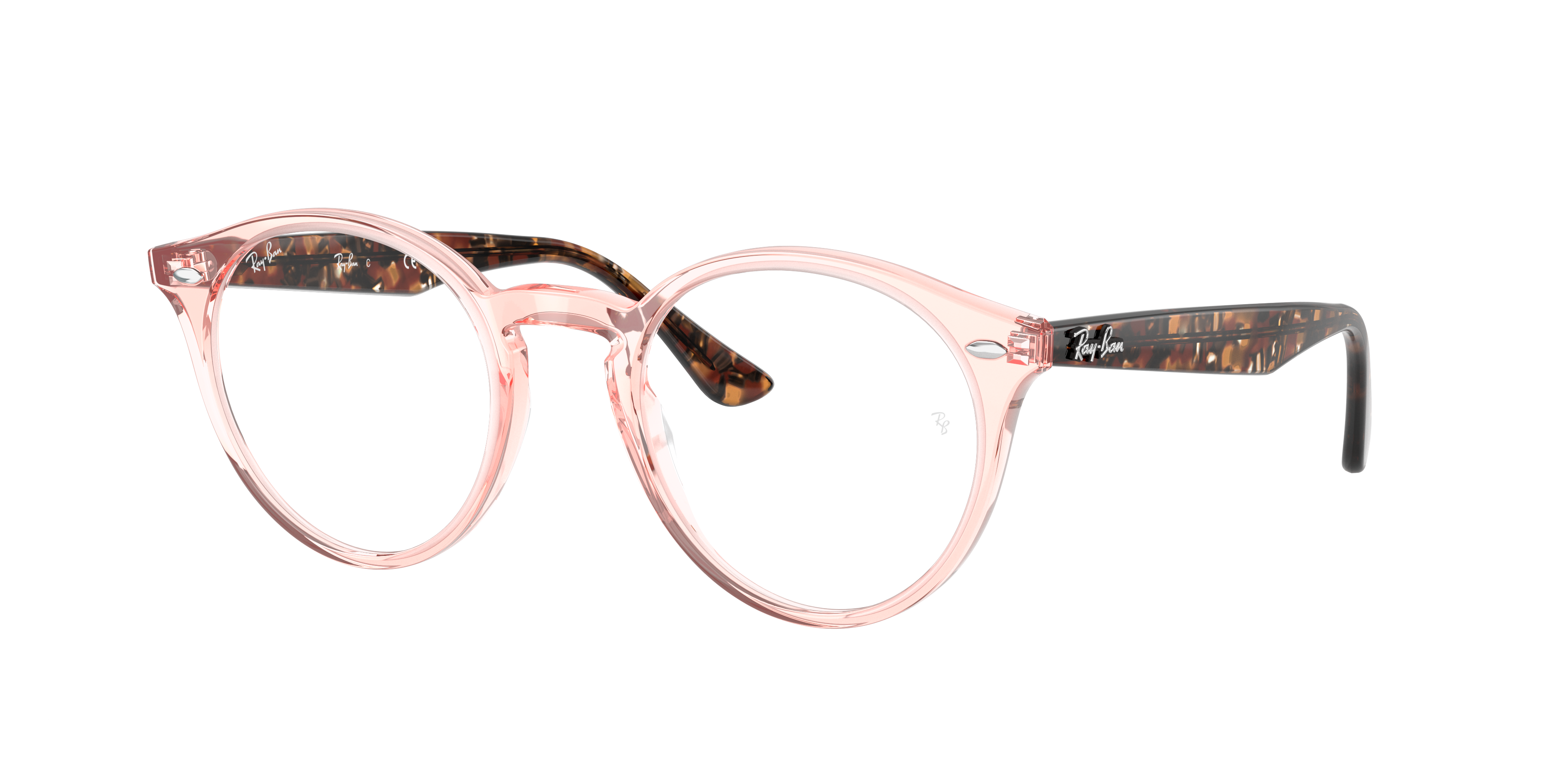 Rb2180v Optics Eyeglasses with Transparent Pink Frame | Ray-Ban®