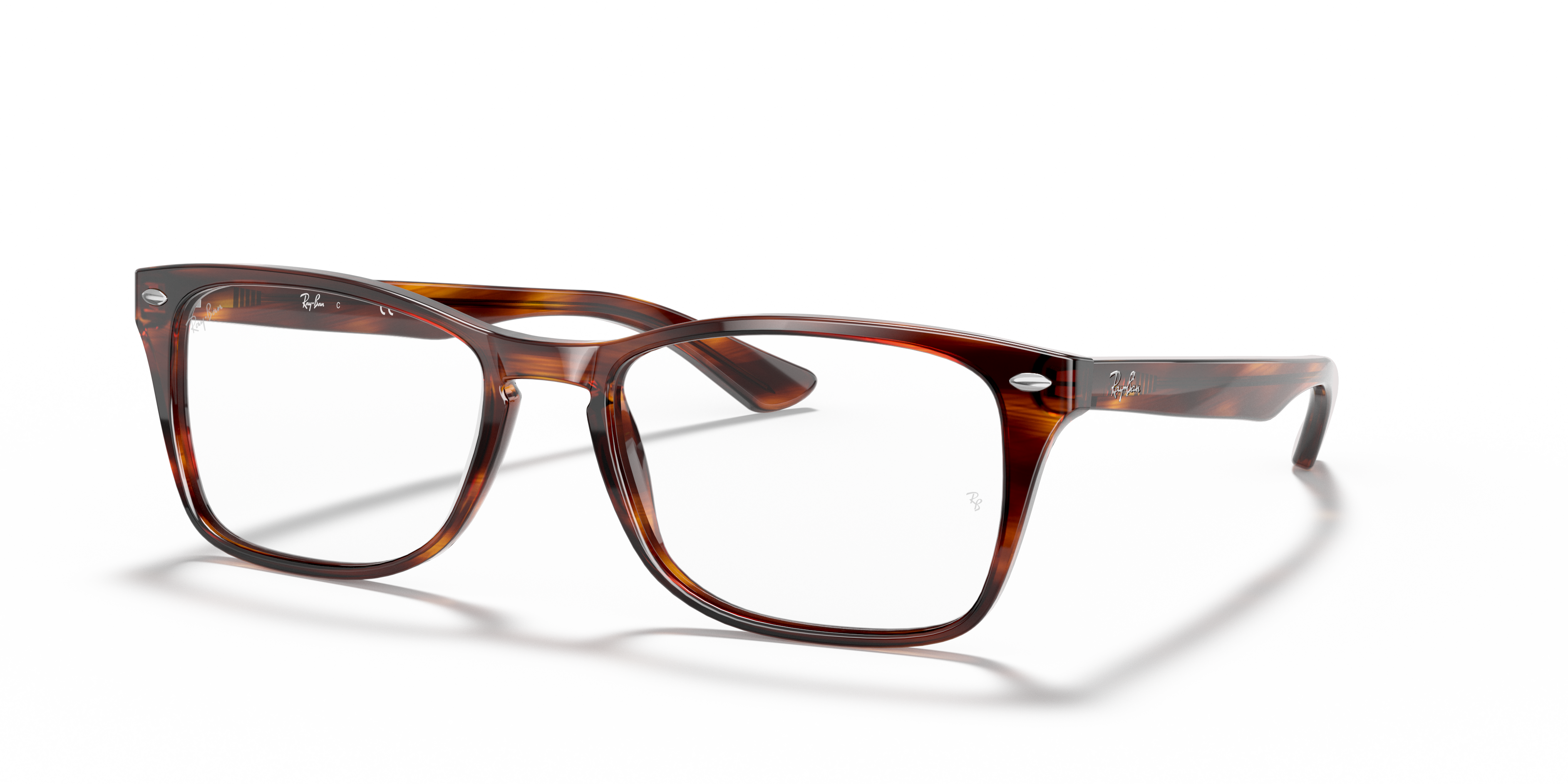 Rb5228m Gafas de Vista Striped Tortoise con Montura en | Ray-Ban®