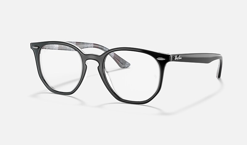 RB7151 HEXAGONAL OPTICS Eyeglasses with Black Frame - RB7151 | Ray