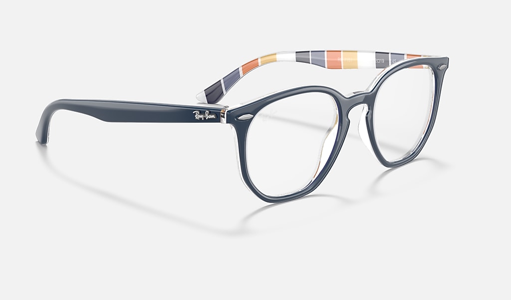Rb7151 Hexagonal Optics Eyeglasses with Dark Blue Frame | Ray-Ban®