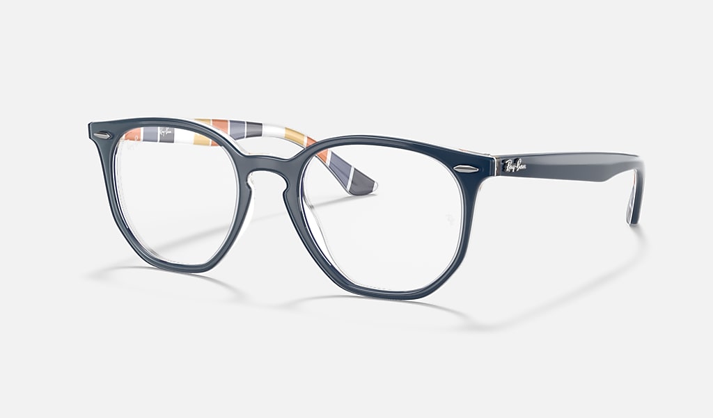 Je zal beter worden Afwijzen Promoten Rb7151 Hexagonal Optics Eyeglasses with Dark Blue Frame | Ray-Ban®