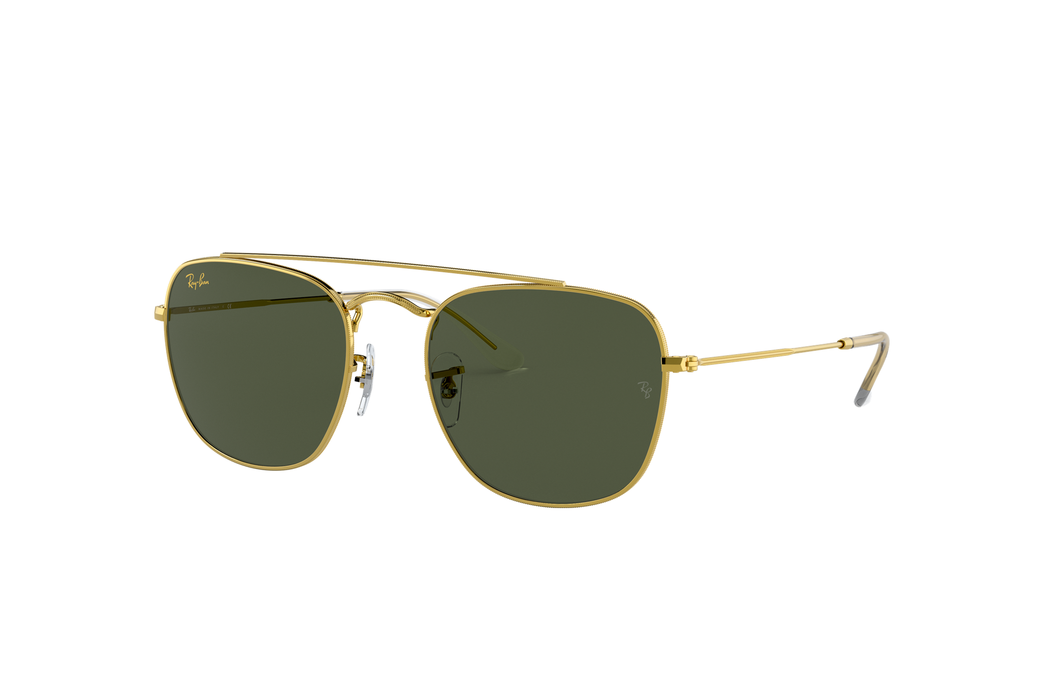 RB3557 LEGEND GOLD Sunglasses in Shiny Gold and Green | Ray-Ban®