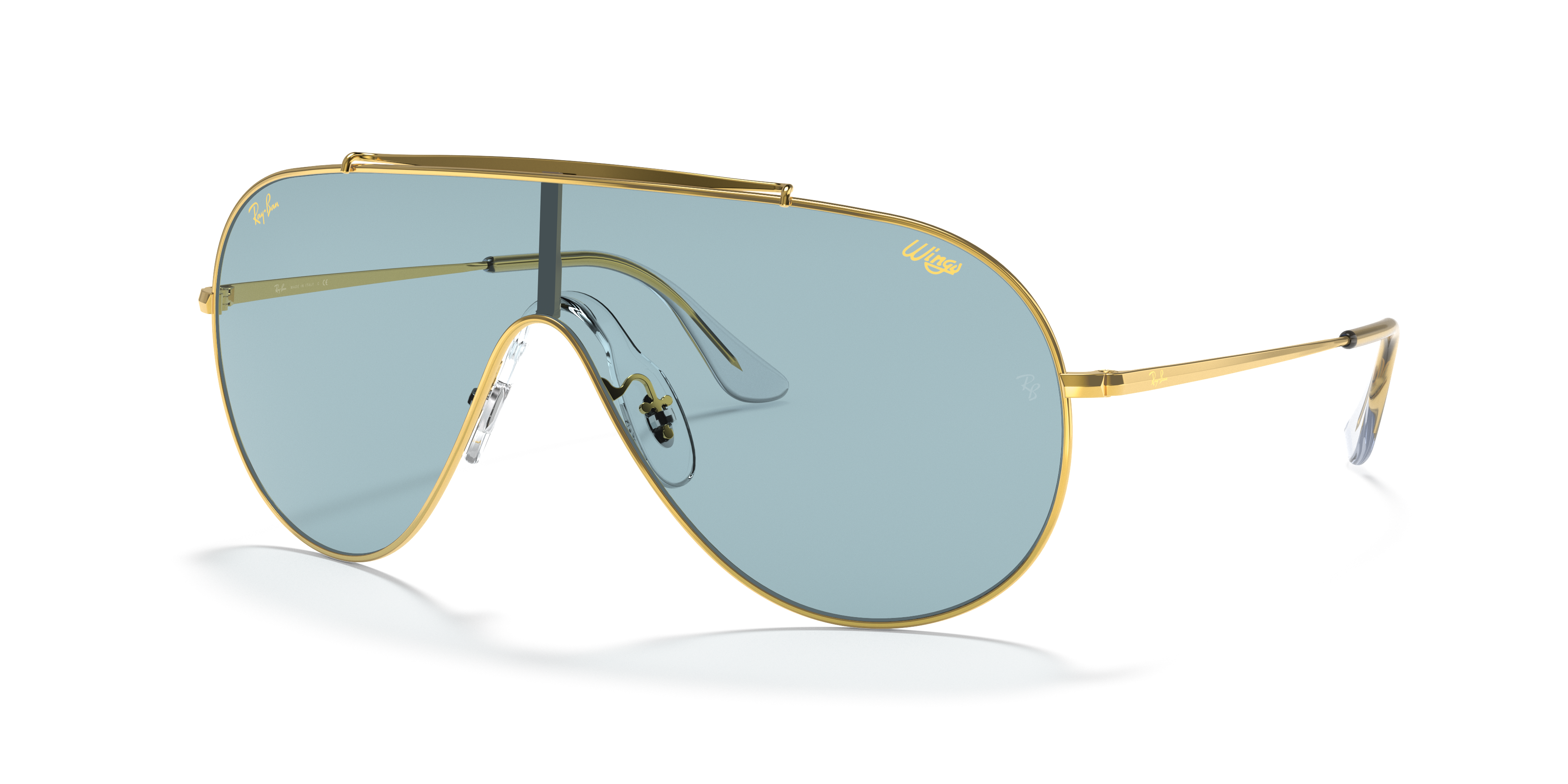 ray ban wings gold