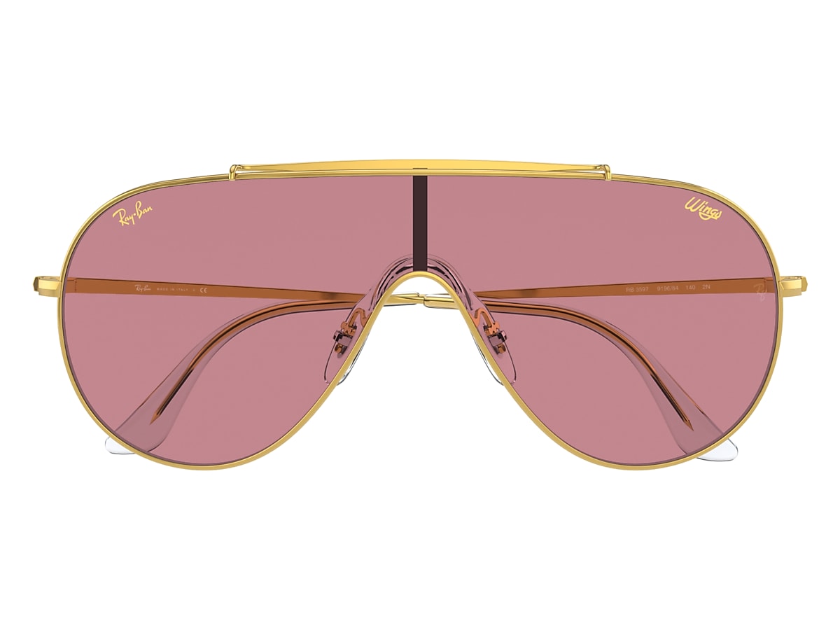 レイバン公式ストア】 Ray-Ban® WINGS LEGEND GOLD サングラス ...