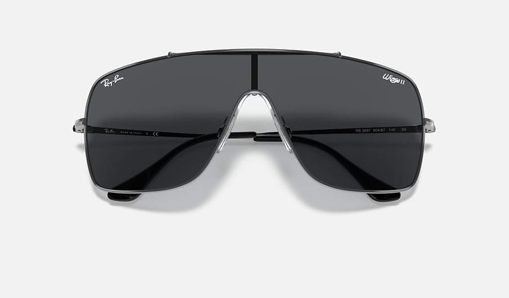 Wings Ii Sunglasses in Gunmetal and Grey | Ray-Ban®