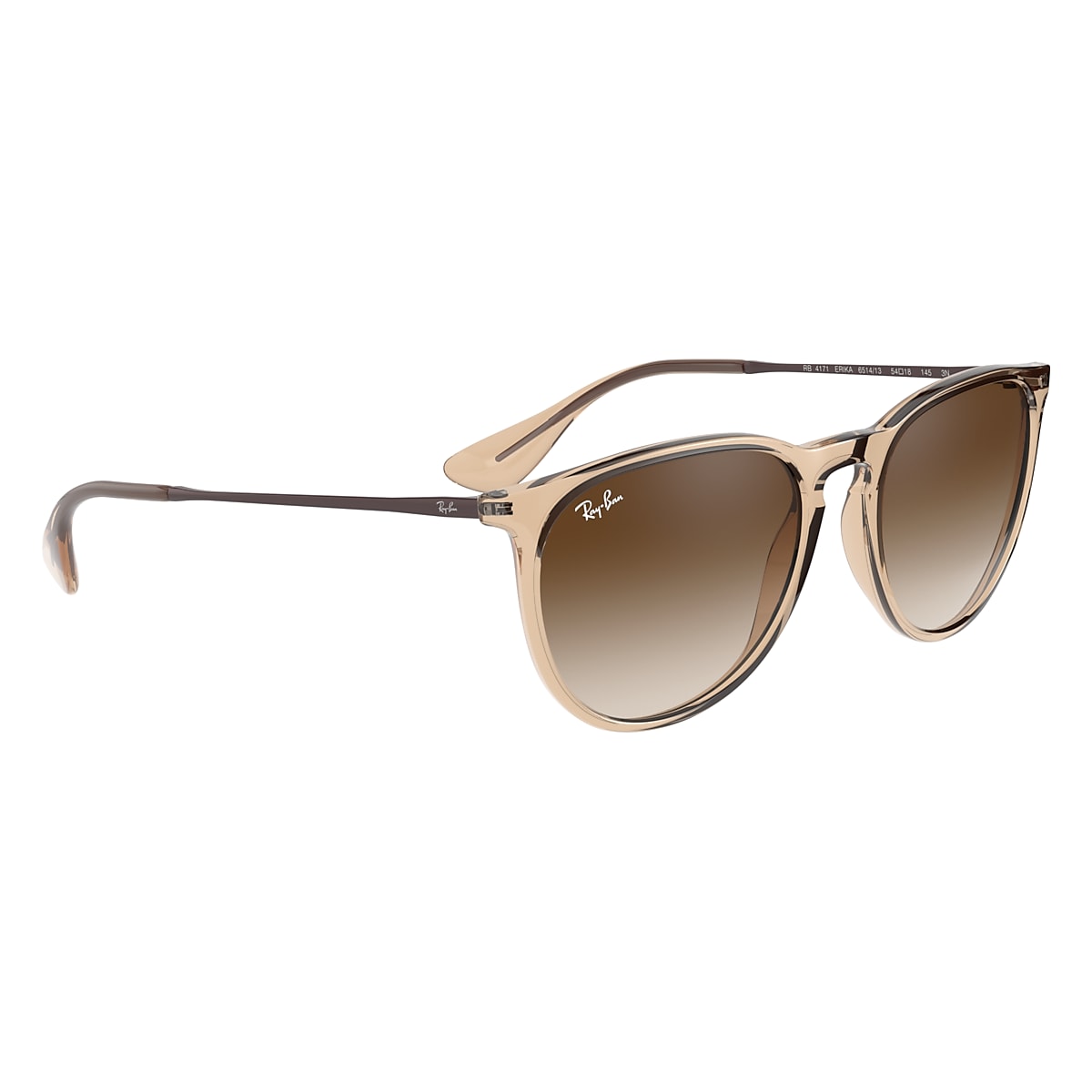 ERIKA COLOR Sunglasses Transparent Brown and Brown - RB4171 | Ray-Ban®