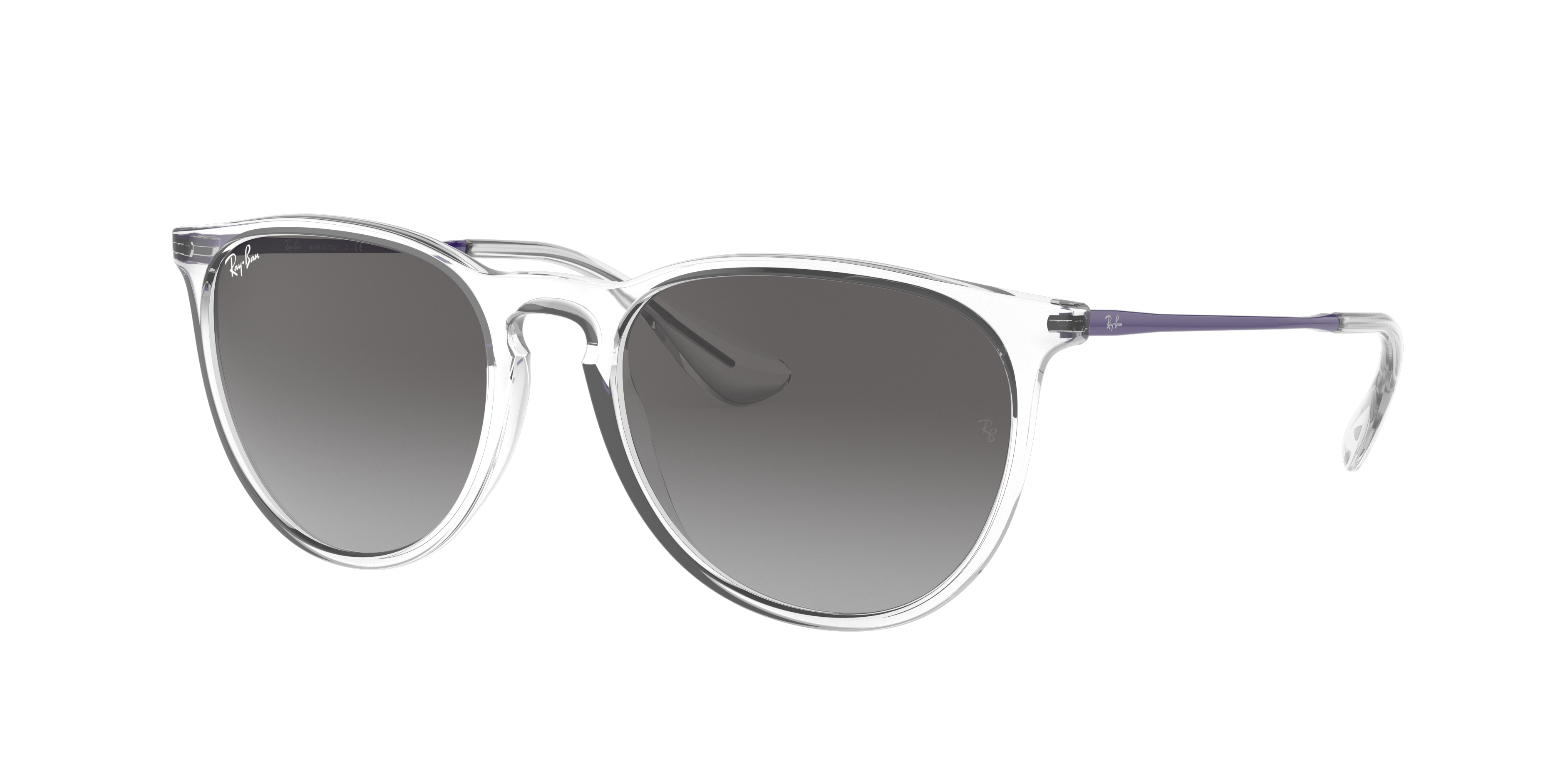 Erika Color Mix Sunglasses in Transparent and Grey | Ray-Ban®