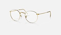 RayBan White; Shiny Gold null