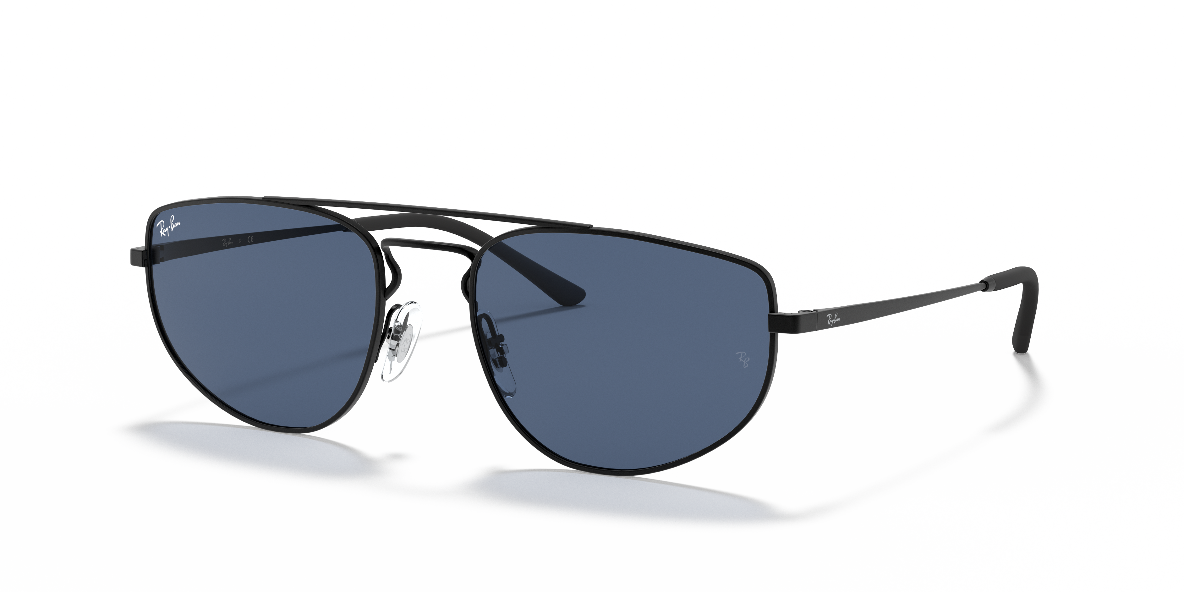 Occhiali da Sole Rb3668 in Gomma Nera e Blu Scuro | Ray-Ban®