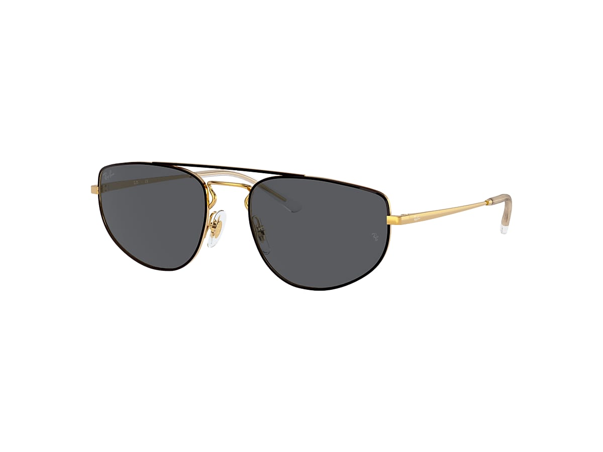 RB3668 Sunglasses in Black On Gold and Grey - RB3668 | Ray-Ban® US