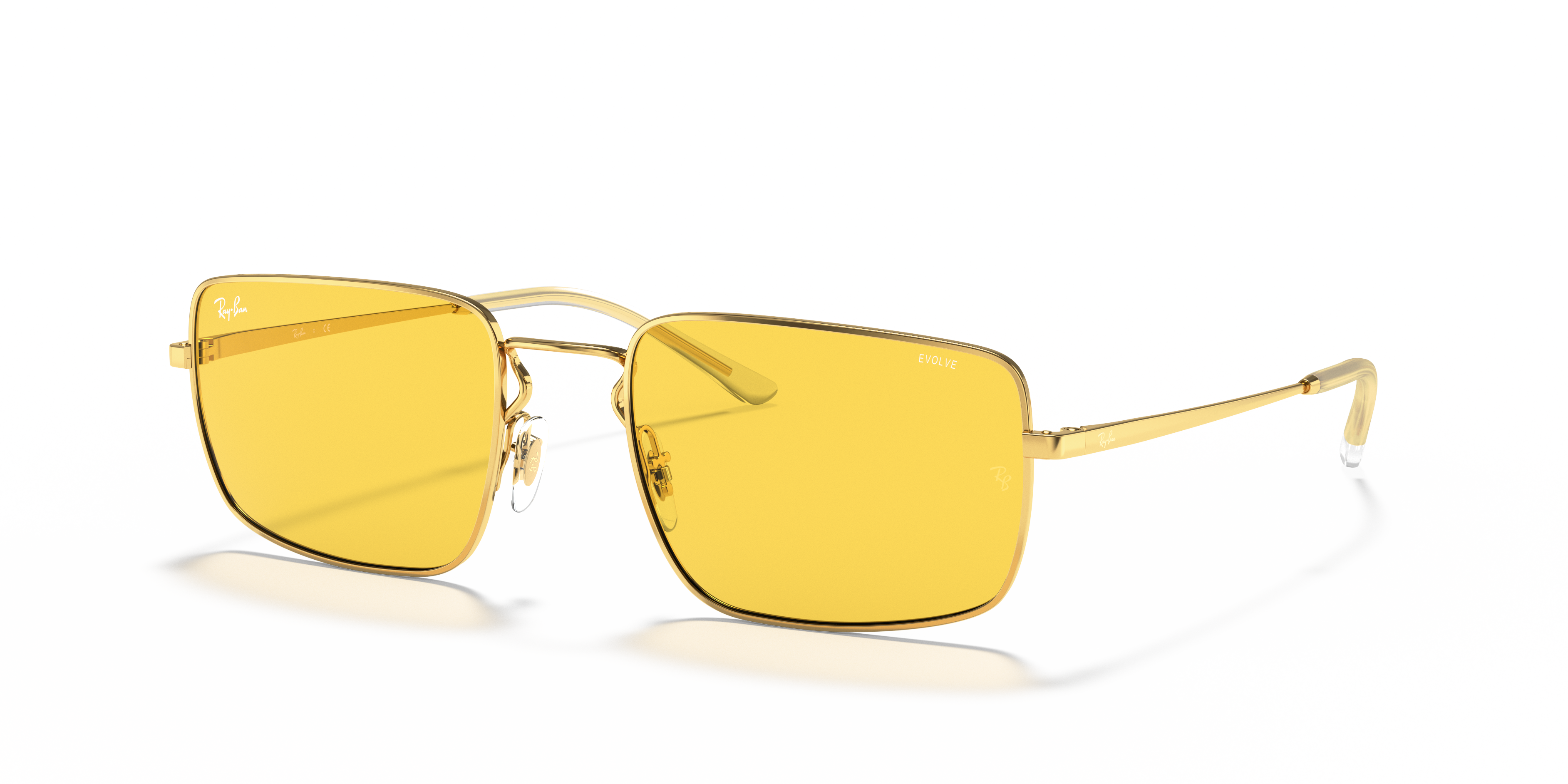 rayban gold