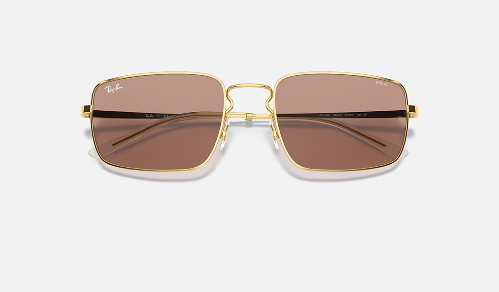 Rb3669 Sunglasses in Gold and Brown Photochromic | Ray-Ban®
