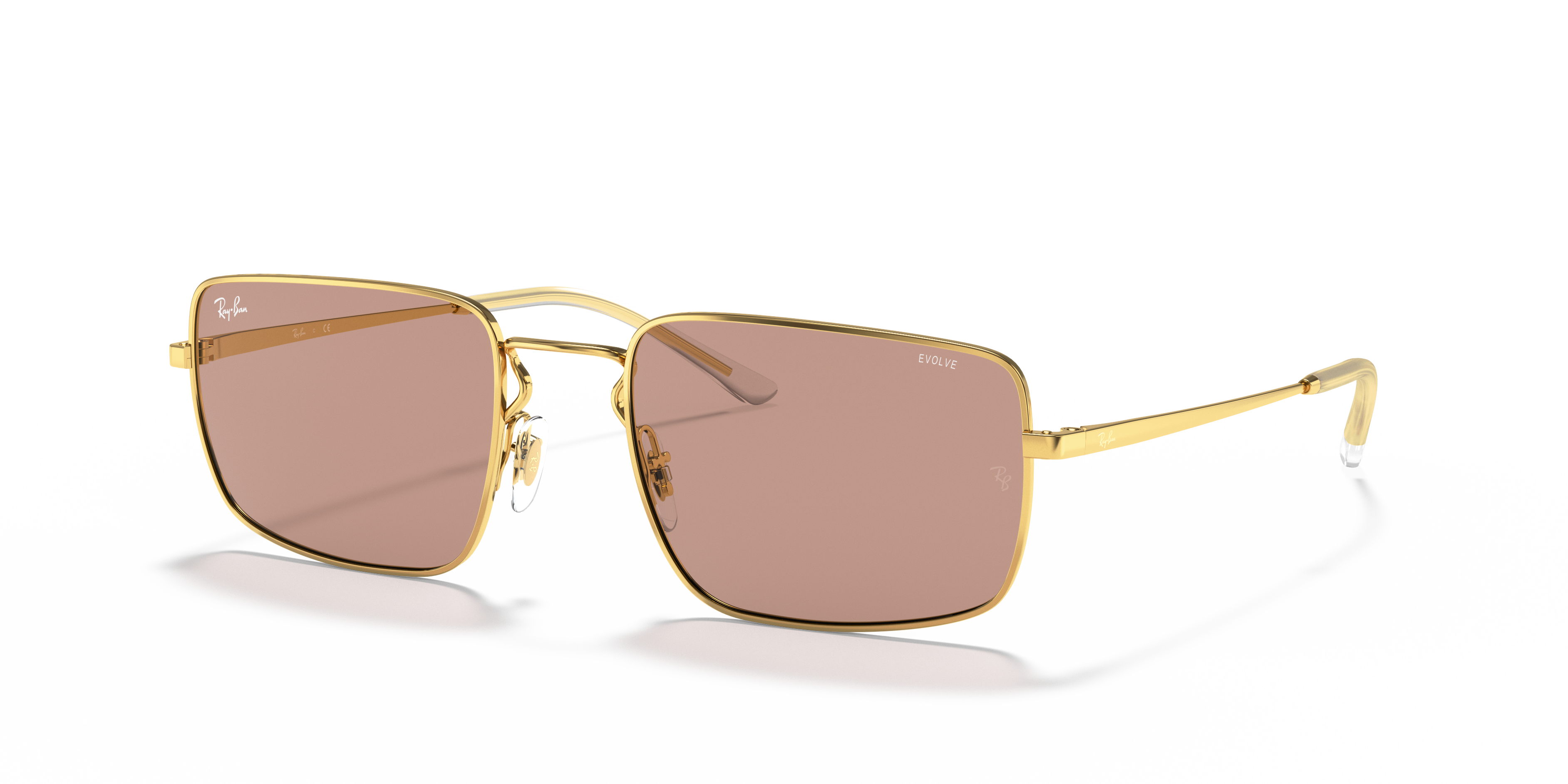 ray ban rb3447 rose gold