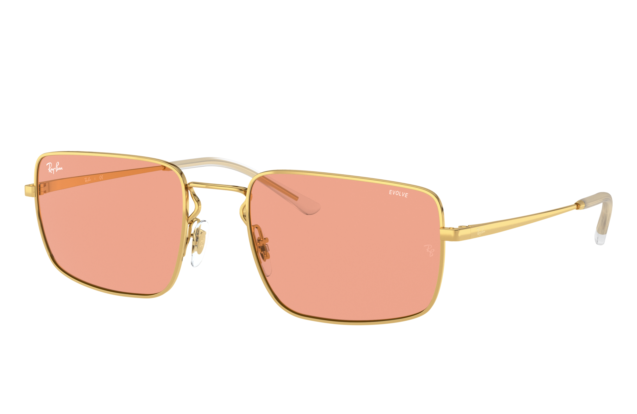 ray ban gold shades