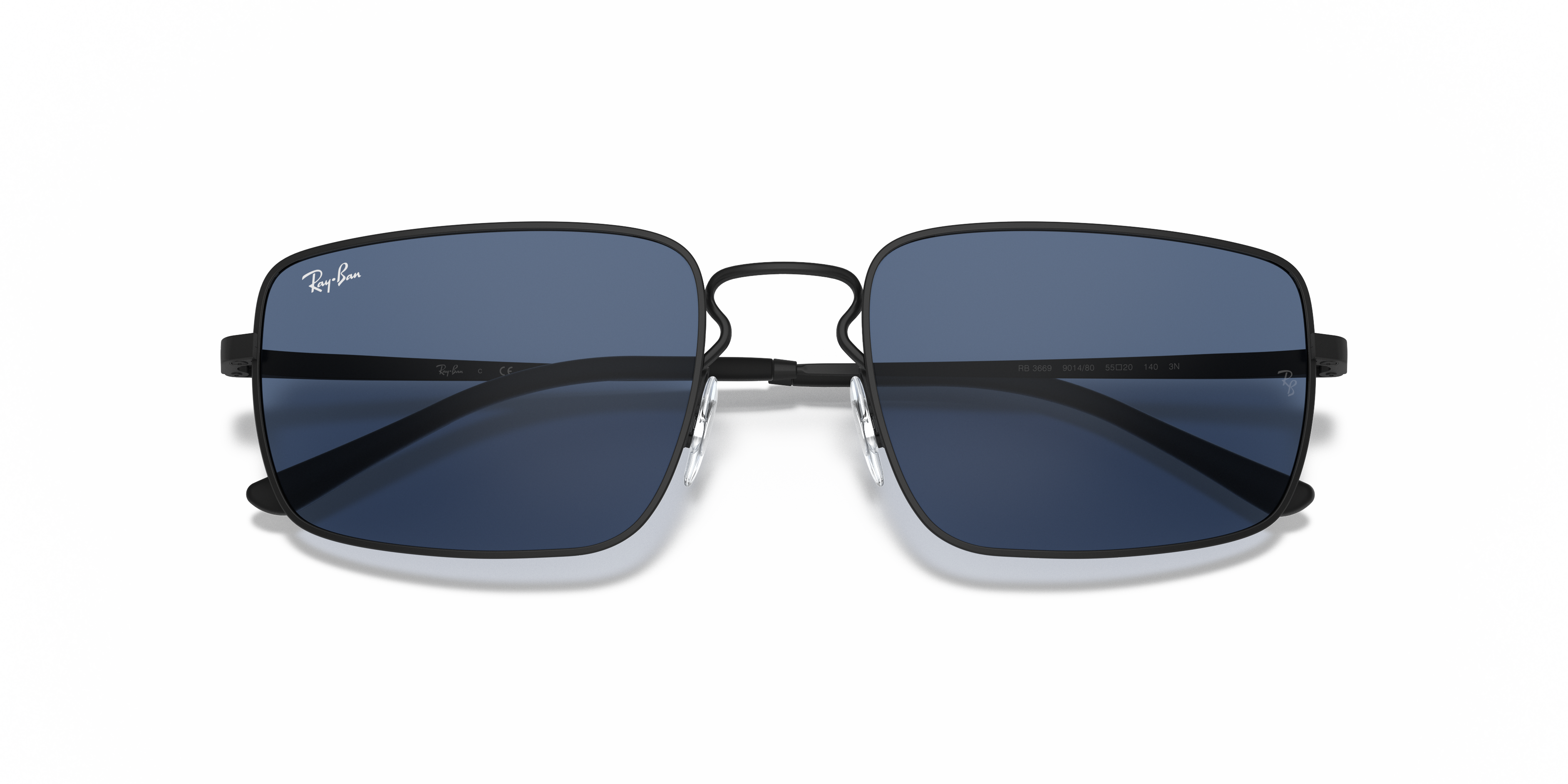 Occhiali da Sole Rb3669 in Gomma Nera e Blu Scuro | Ray-Ban®