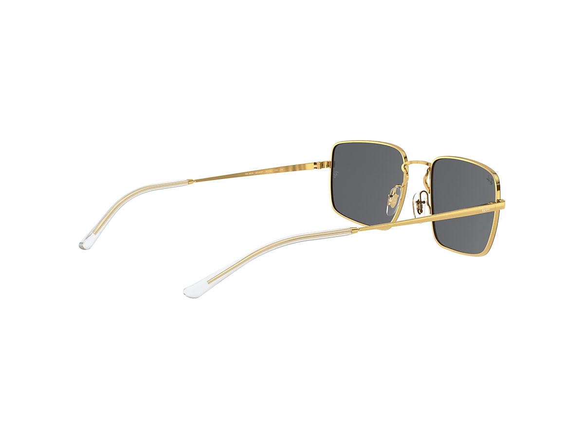 Rb3669 Sunglasses in Black On Gold and Grey | Ray-Ban®