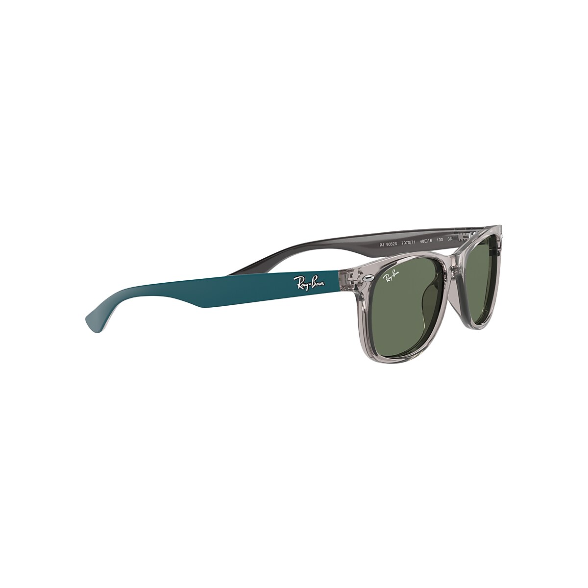 NEW WAYFARER KIDS Sunglasses in Transparent Grey and Green 
