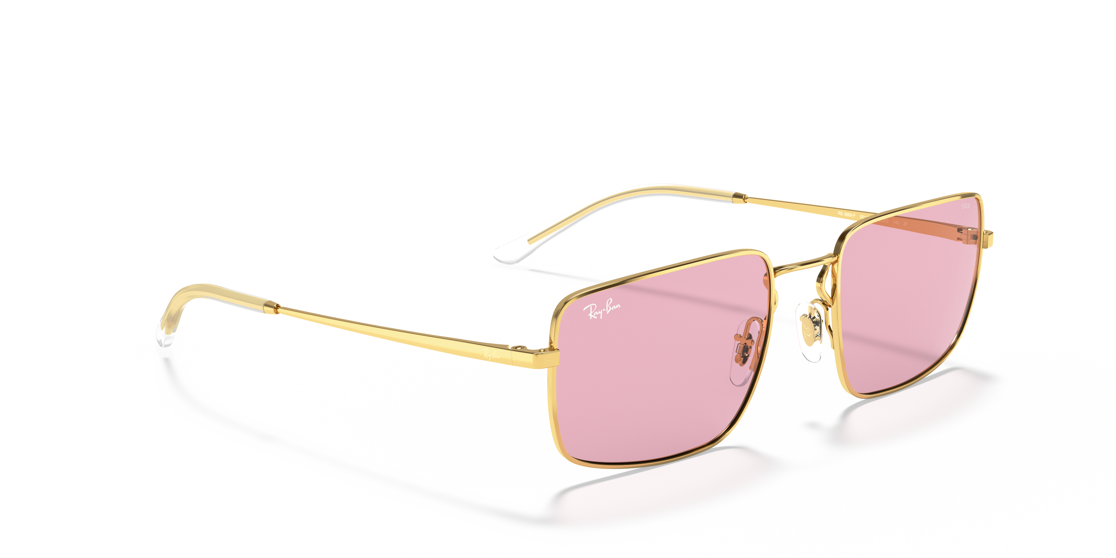 pink tinted ray bans