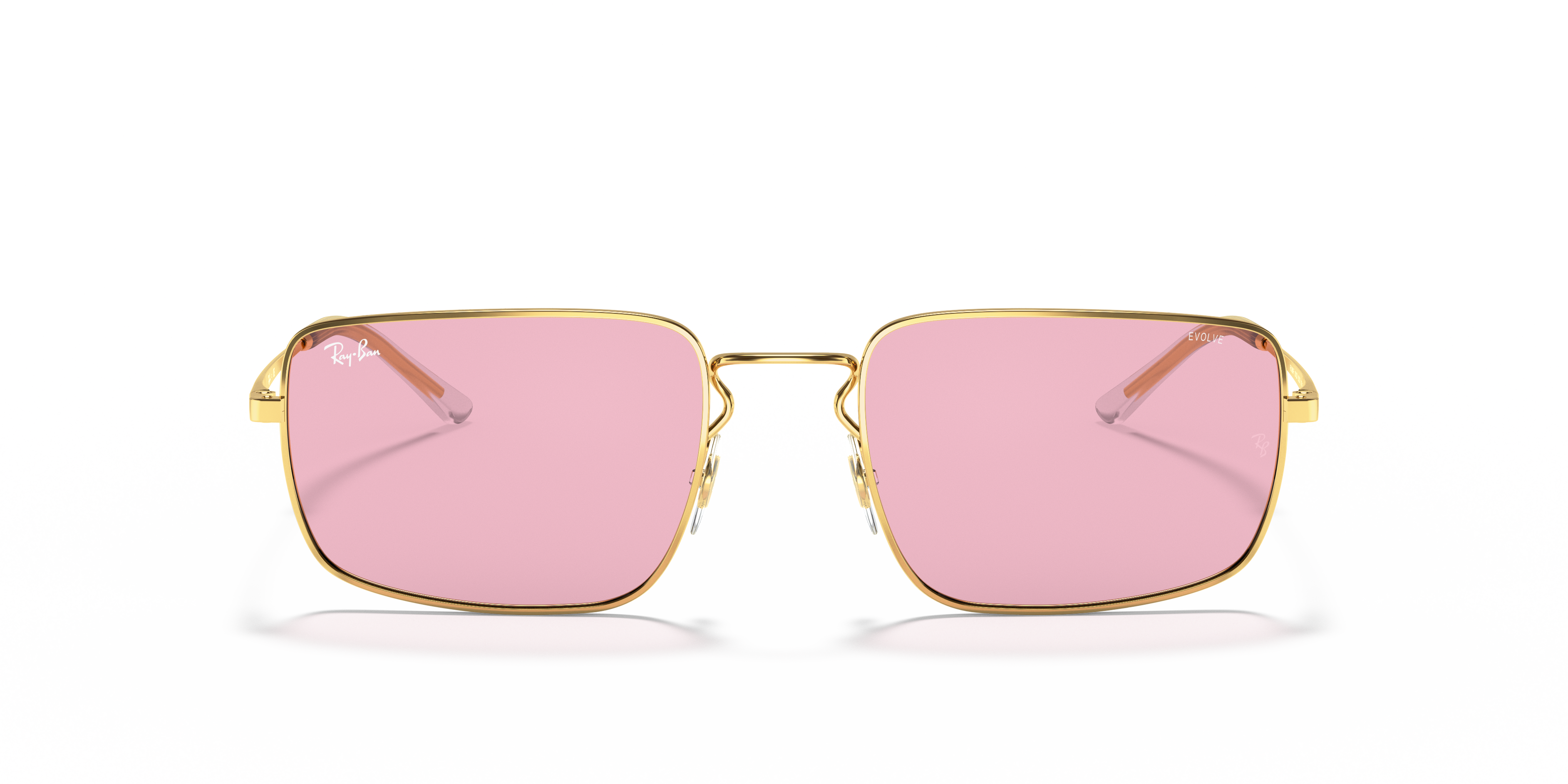 Rb3669 Sunglasses in Shiny Gold and 