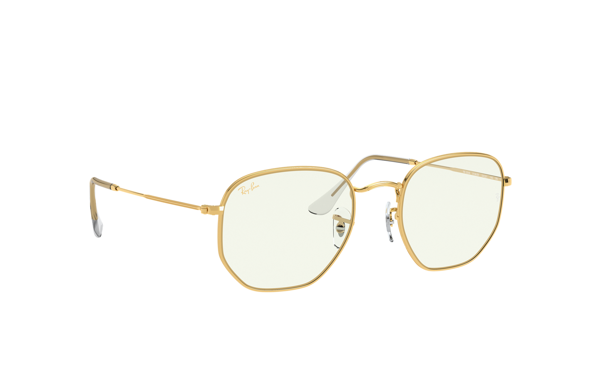 HEXAGONAL BLUE-LIGHT CLEAR - Everglasses | Ray-Ban®