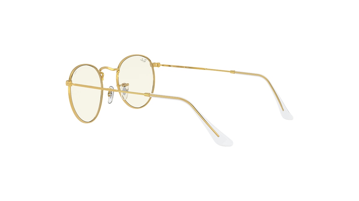 Ray ban store round clear glasses