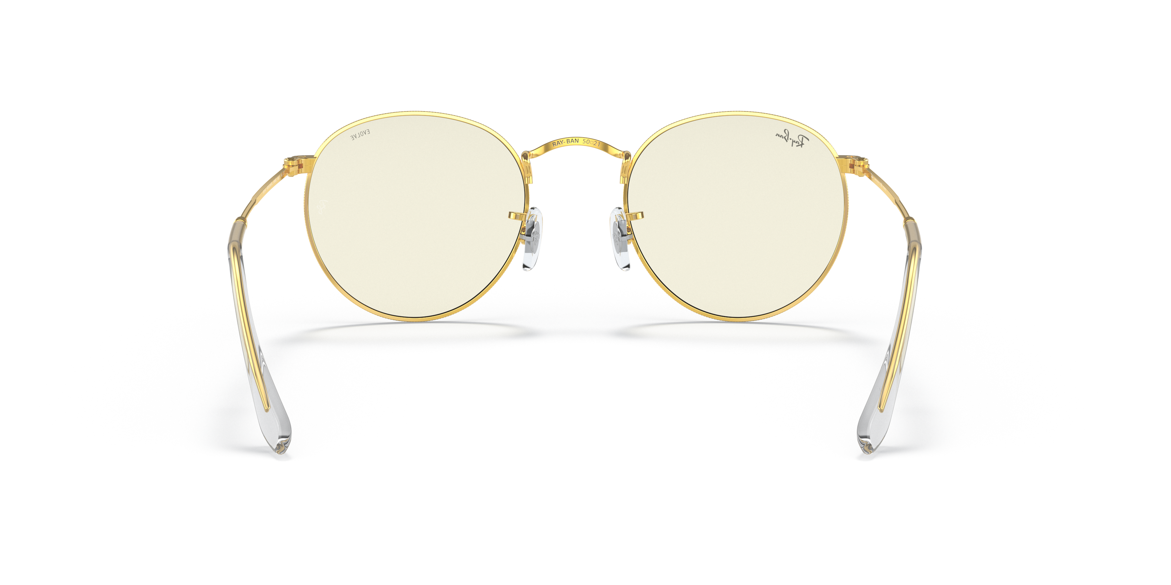 ray ban round clear