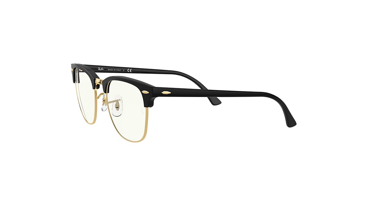 Usually Omitted among Clubmaster Blue-light Clear - Everglasses | Ray-Ban®