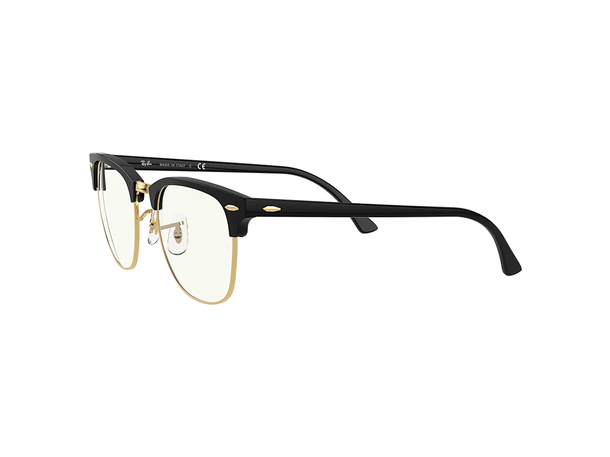 Clubmaster Blue-light Clear - Everglasses | Ray-Ban®