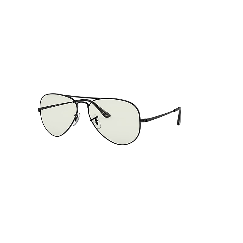 Ray-Ban Rb3689 Blue-light Clear Sunglasses Black Frame Clear Lenses 62-14 product image