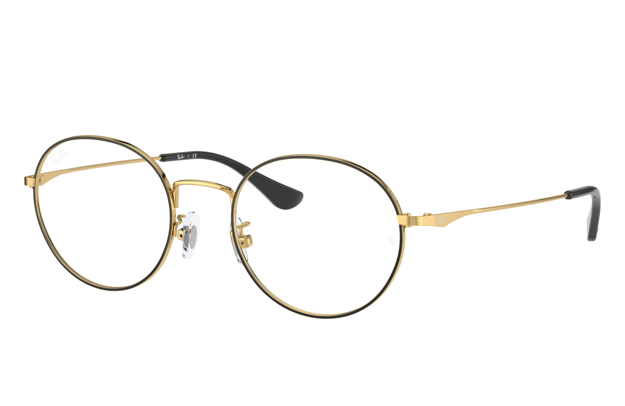 Rb6369 Optics Eyeglasses with Black On Gold Frame - RB6369D | Ray-Ban®