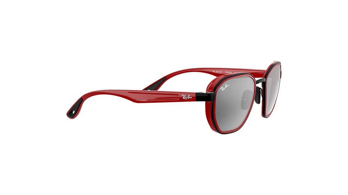 Rb3674m Scuderia Ferrari Collection Sunglasses in Black and Grey 