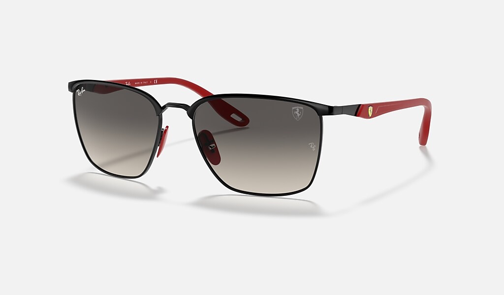 hoffelijkheid krullen De Kamer Rb3673m Scuderia Ferrari Collection Sunglasses in Black and Grey | Ray-Ban®
