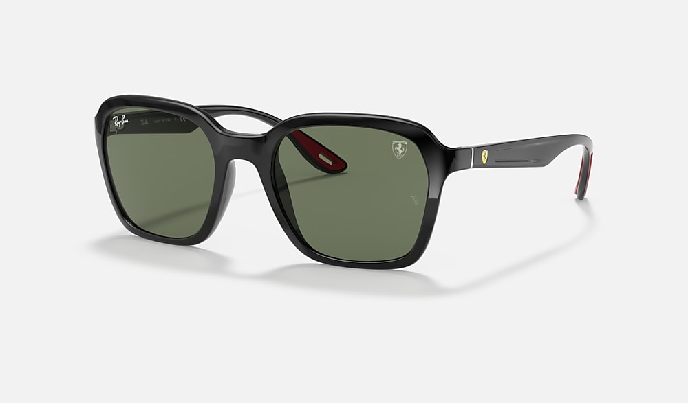 RB4343M SCUDERIA FERRARI COLLECTION Sunglasses in Black and Green