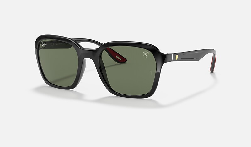 RB4343M SCUDERIA FERRARI COLLECTION Sunglasses in Black and Green