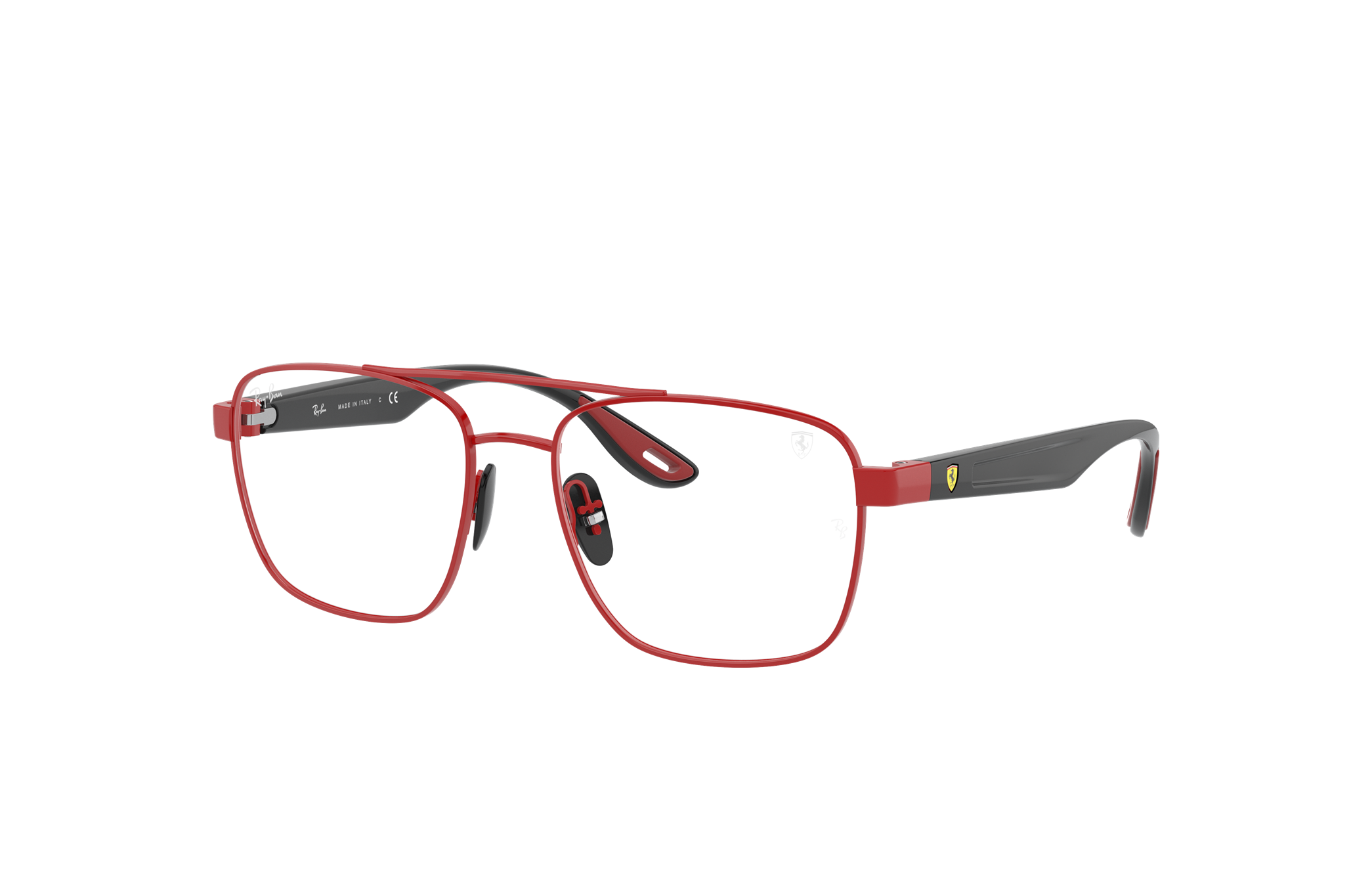 ray ban ferrari red eyeglasses